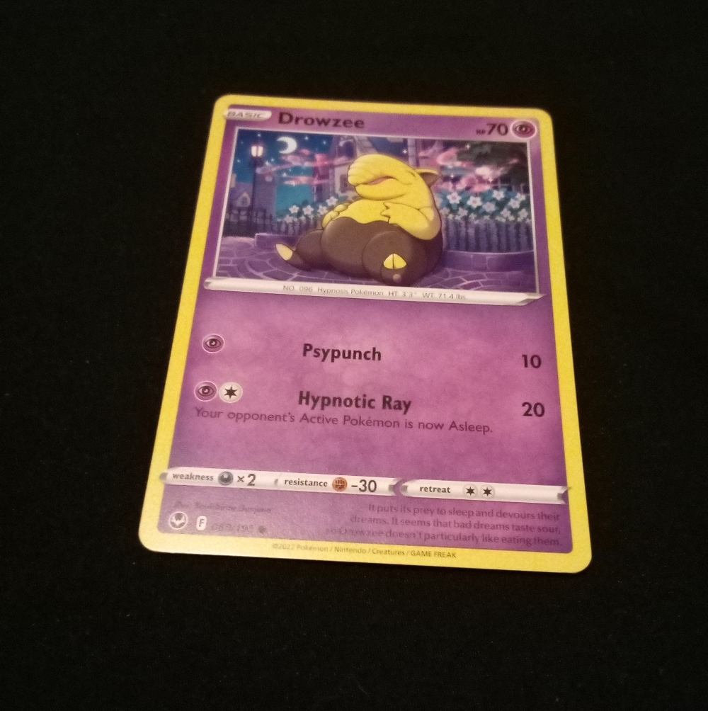 Pokemon Drowzee 060/195 Silver Tempest Common Non Holo